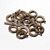 Tibetan Style Zinc Alloy Toggle Clasps X-MLF1310Y-NF-2