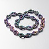 Electroplate Non-magnetic Synthetic Hematite Bead Strands G-F300-54-F02-2