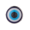 Flat Round with Evil Eye Stud Earrings EJEW-JE04797-6