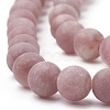 Natural Purple Aventurine Beads Strands X-G-T106-281-2