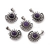 Natural Amethyst Pendants KK-A173-08AS-01-1