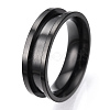 201 Stainless Steel Grooved Finger Ring Settings RJEW-TAC0017-6mm-01B-2