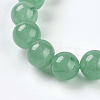 Natural Green Aventurine Beads Strands G-G099-10mm-17-3