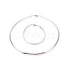 Tarnish Resistant 304 Stainless Steel Choker Necklaces and Bangles Jewelry Sets SJEW-L144-A01-P-1