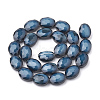 Opaque Solid Color Glass Beads Strands GLAA-N032-02O-3