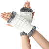 Acrylic Fiber Yarn Knitting Fingerless Gloves COHT-PW0002-08A-1