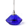 Diamond Shape Glass Name Card Holder DJEW-F009-A01-2