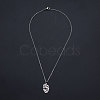 201 Stainless Steel Pendant Necklaces NJEW-S105-JN600-40-1-2