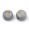 Opaque Acrylic Beads X-SACR-Q193-01-2