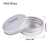 BENECREAT 30ml Round Aluminium Tin Cans CON-BC0005-13-2