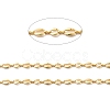 Rack Plating Brass Oval Link Chains CHC-I040-14G-2