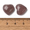 Natural Strawberry Quartz Cabochons G-N343-10-3