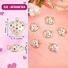 10Pcs Eco-Friendly Brass Micro Pave Cubic Zirconia with Enamel Pendants KK-SZ0005-77-7