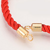 Twisted Nylon Cord Bracelet Making MAK-S058-05G-2