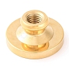 Golden Tone Round Wax Seal Brass Stamp Heads AJEW-S087-01G-16-3