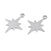 Tarnish Resistant 201 Stainless Steel Pendants STAS-N095-017-2