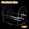 Arch Shaped Acrylic Vinyl Record Storage Holder Rack ODIS-WH0070-02-2