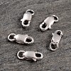 Platinum Plated Sterling Silver Lobster Claw Clasps X-H154-10mm-P-2