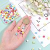 SUPERFINDINGS 120Pcs 8 Colors Handmade Porcelain Ceramic Beads PORC-FH0001-03-5