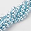 Glass Pearl Beads Strands HY-12D-B09-3