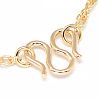 Brass Chains Necklace Making MAK-Q012-05G-3