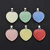 Synthetic Fluorite Pendants G-N0326-96-4