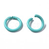 Spray Painted Iron Open Jump Rings IFIN-T017-04A-04-3