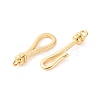 Brass Hook and S-Hook Clasps KK-U016-04G-3