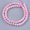 Natural Rose Quartz Beads Strands G-S333-6mm-033-2