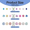 1800Pcs 24 Style Spray Painted & Baking Painted & Translucent Crackle Glass Beads CCG-TA0002-02-3