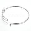 Tarnish Resistant Adjustable 304 Stainless Steel Expandable Bangle Making BJEW-G515-03P-3