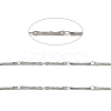 304 Stainless Steel Bone Link Chains CHS-G025-15P-2