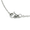 304 Stainless Steel Pendant Necklace for Women NJEW-JN04387-01-5