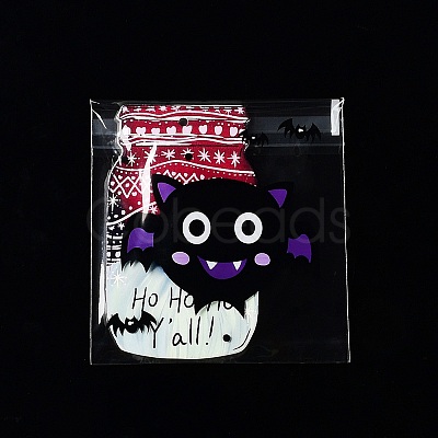 Halloween Theme Plastic Bakeware Bag ABAG-F007-03C-1