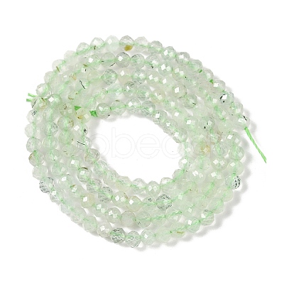 Natural Prehnite Beads Strands G-G139-A05-02-1