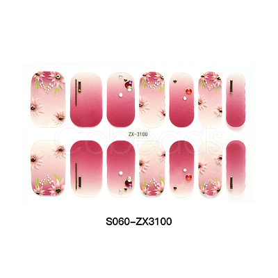 Full Cover Nombre Nail Stickers MRMJ-S060-ZX3100-1