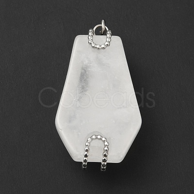 Natural Quartz Crystal Pendants G-G870-09P-04-1