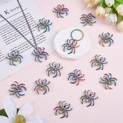 25Pcs Halloween Alloy Pendant Rhinestone Settings FIND-SZ0003-32-1