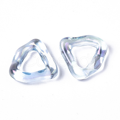 Transparent Resin Finger Rings X-RJEW-T013-005-E06-1