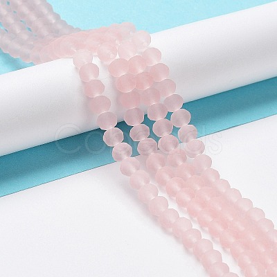 Transparent Glass Beads Strands X1-EGLA-A034-T8mm-MD22-1