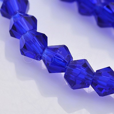 Faceted Bicone Glass Beads Strands EGLA-P017-4mm-08-1