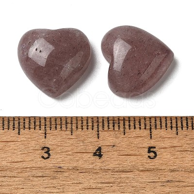 Natural Strawberry Quartz Cabochons G-N343-10-1