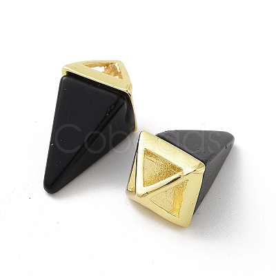 Natural Obsidian Pendants G-A222-02G-07-1