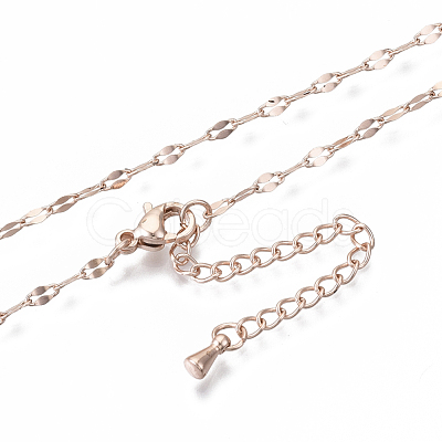 Brass Dapped Chains Chain Necklace Making MAK-N031-001-NF-1