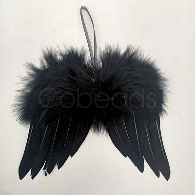 Mini Doll Angel Wing Feather FIND-PW0001-049-B03-1