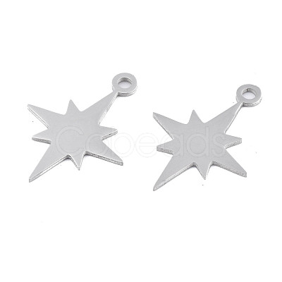 Tarnish Resistant 201 Stainless Steel Pendants STAS-N095-017-1