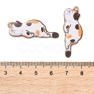 Alloy Enamel Pendants ENAM-Z022-01B-1