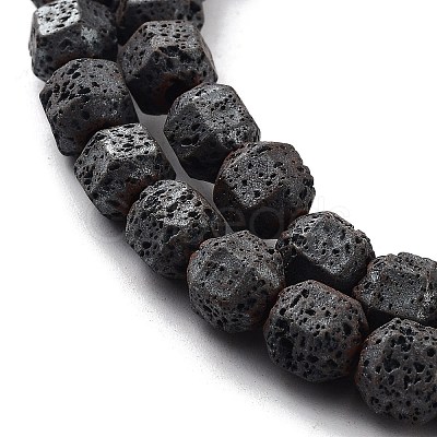 Natural Lava Rock Beads Strands G-H303-C29-1