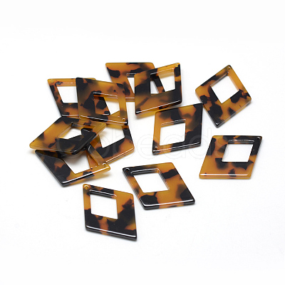 Cellulose Acetate(Resin) Pendants KY-S112-A301-1