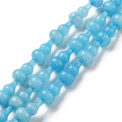 Natural White Jade Beads Strands G-C039-B04-1